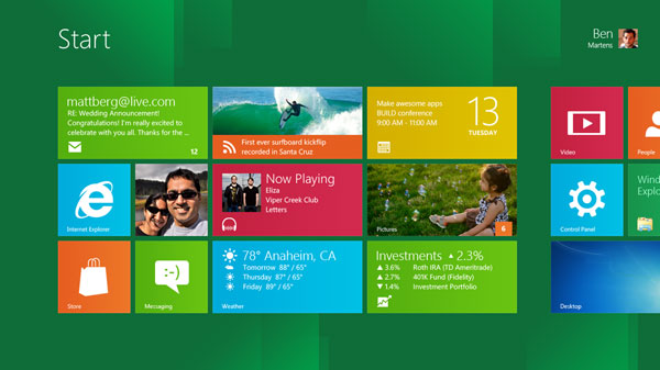 Бета-версия Windows 8 уже скоро